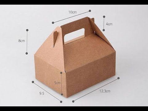 Detail Cardboard Box With Handle Template Nomer 24