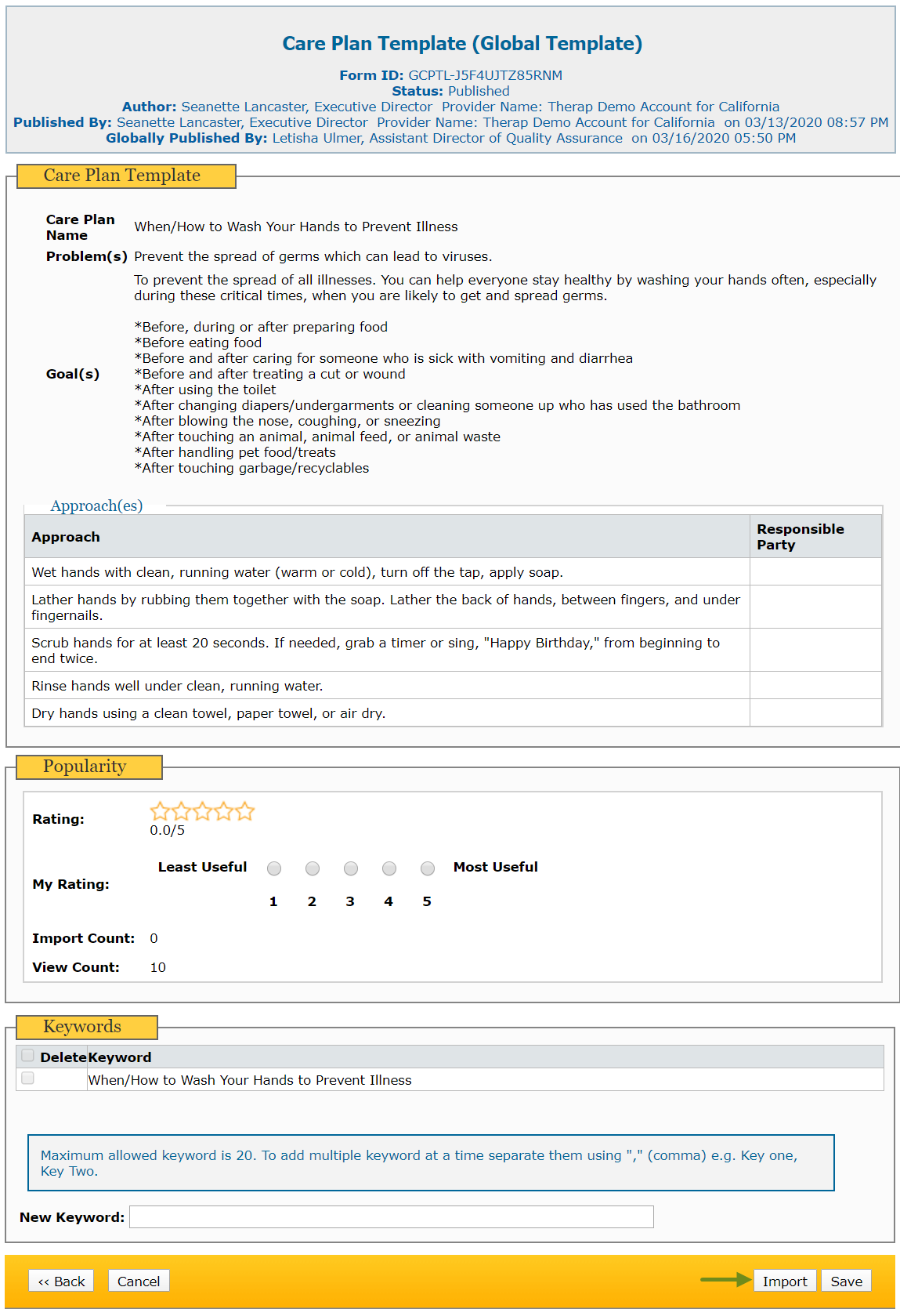 Detail Care Plan Template Nomer 29