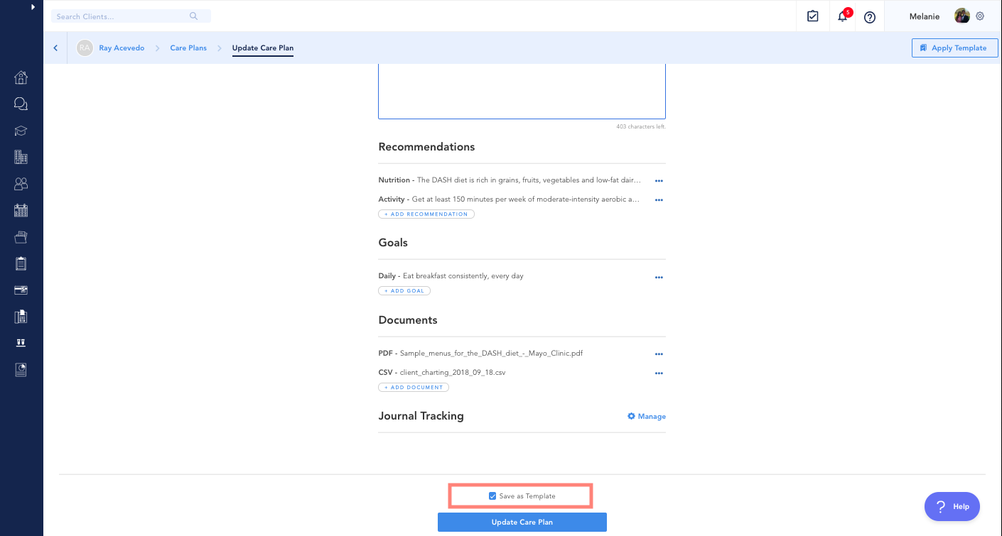 Detail Care Plan Template Nomer 47