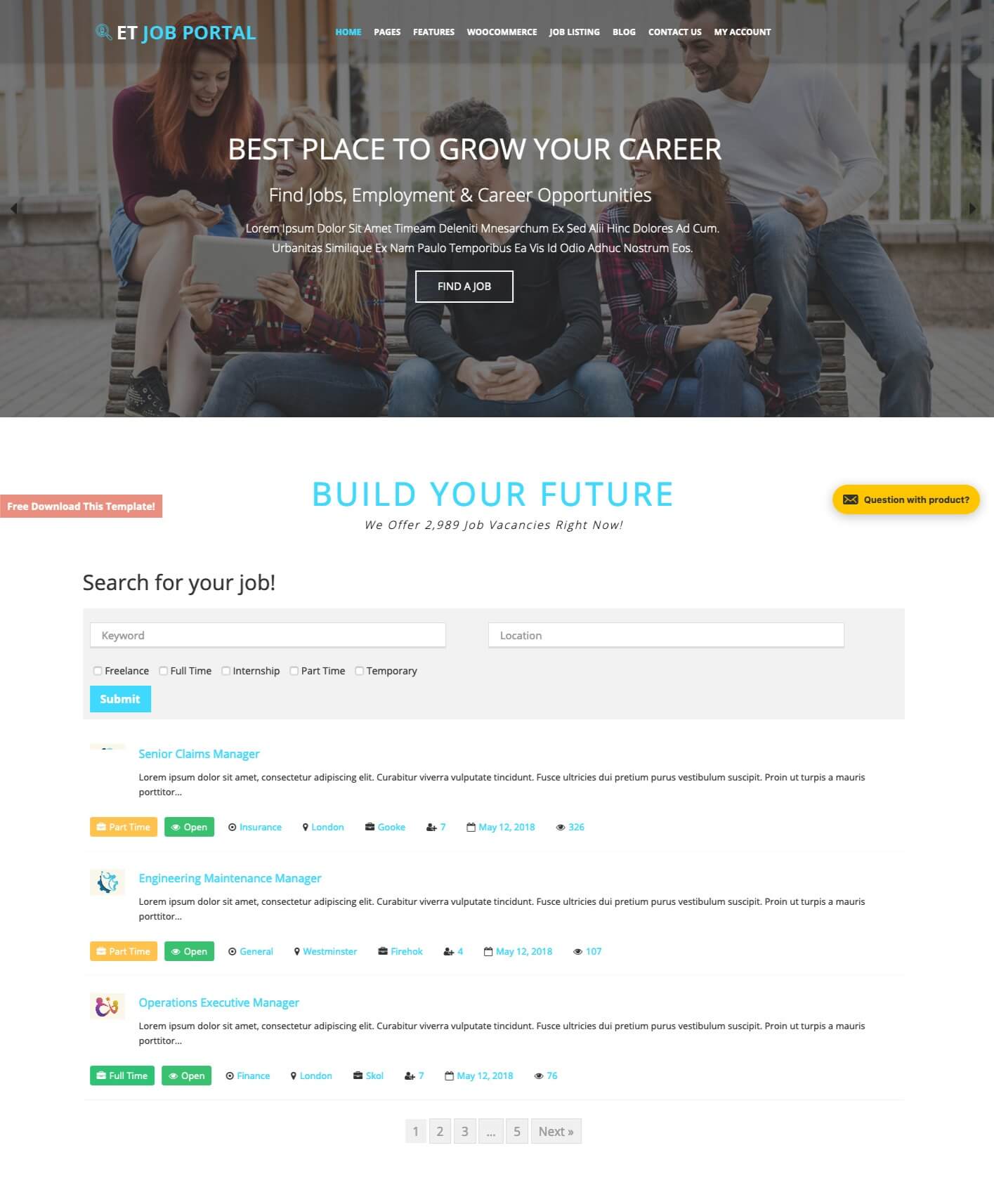 Detail Career Page Template Nomer 46