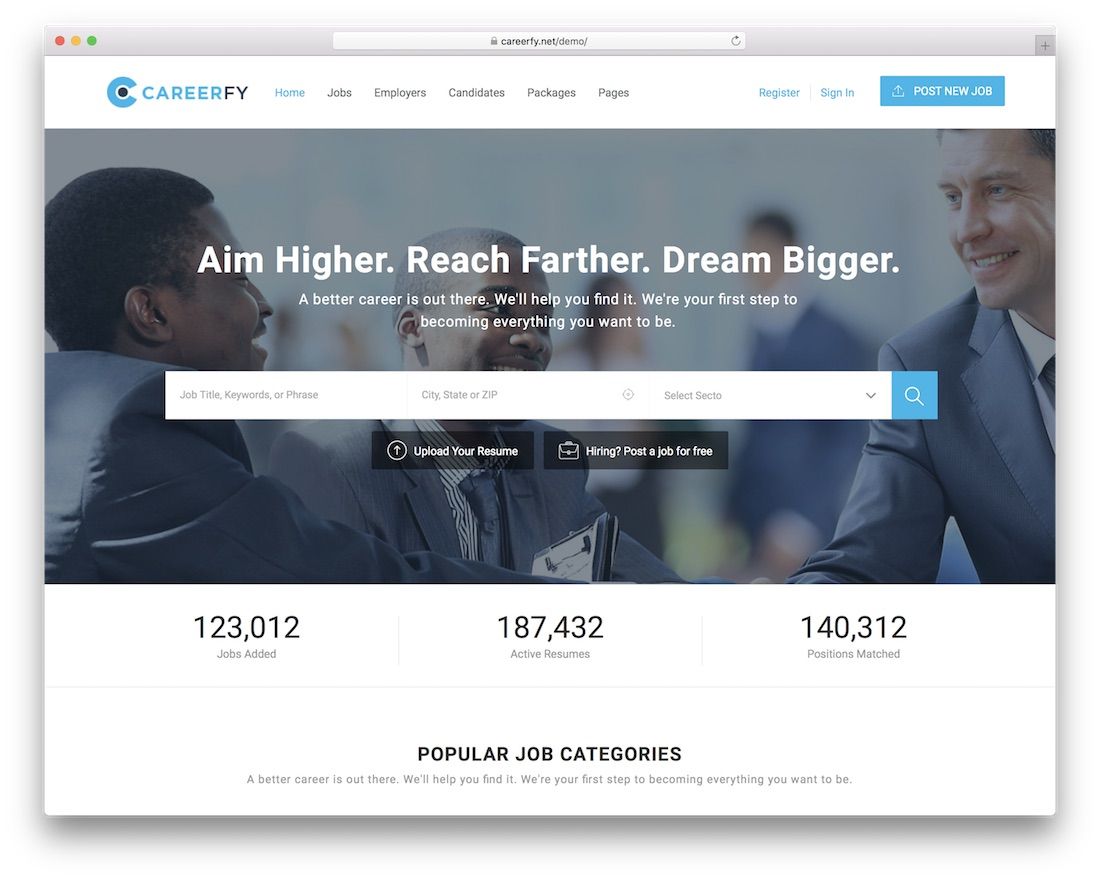 Detail Career Page Template Wordpress Nomer 13