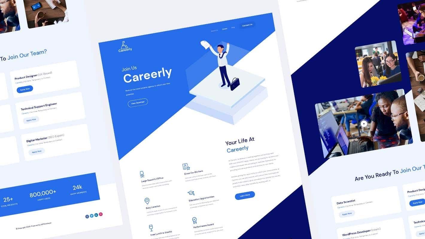 Detail Career Page Template Wordpress Nomer 17