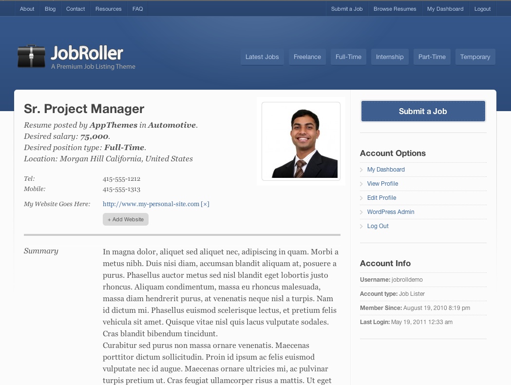 Detail Career Page Template Wordpress Nomer 27