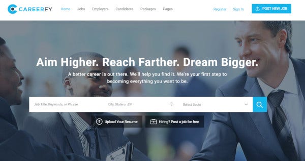 Detail Career Page Template Wordpress Nomer 30