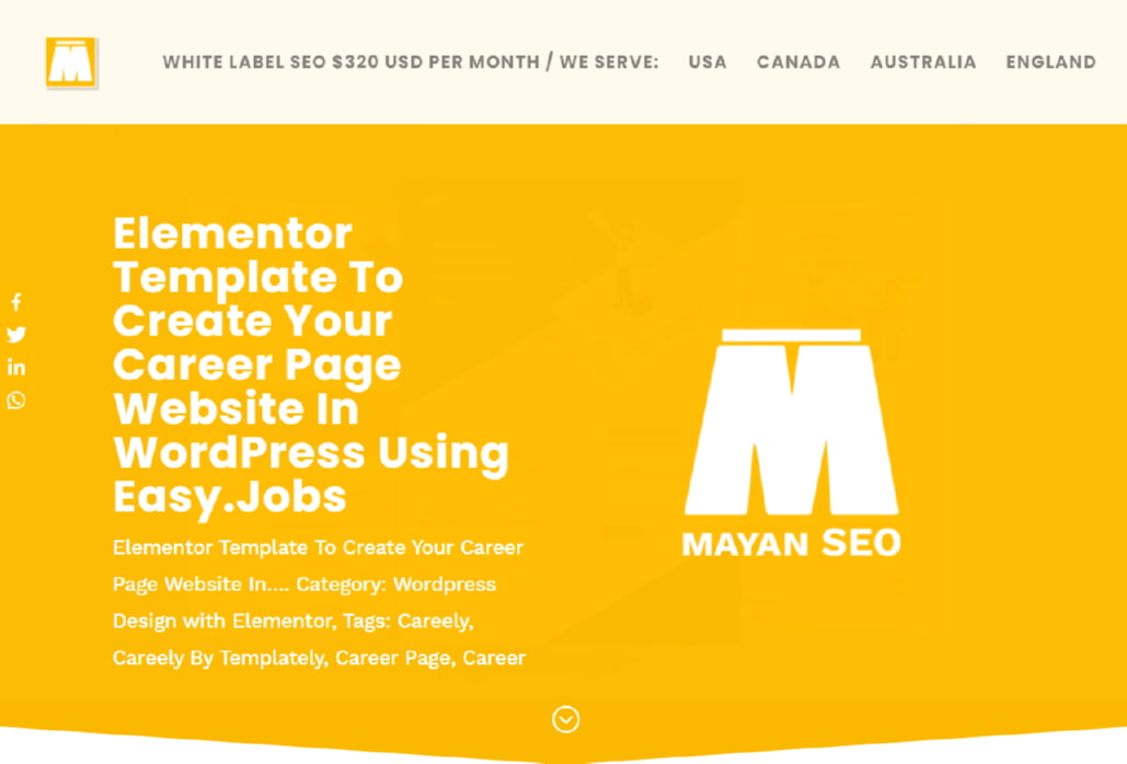 Detail Career Page Template Wordpress Nomer 38