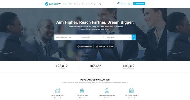 Detail Career Page Template Wordpress Nomer 9