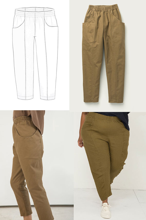 Detail Cargo Pants Template Nomer 26