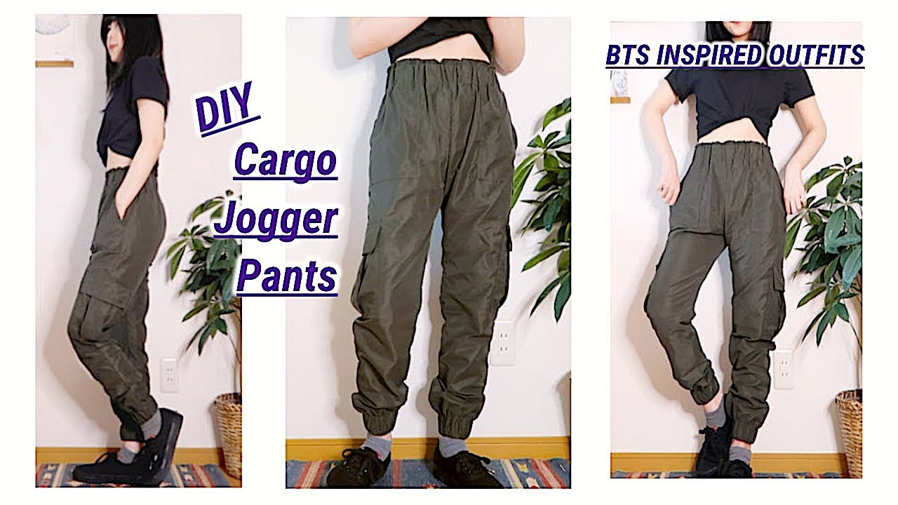 Detail Cargo Pants Template Nomer 32