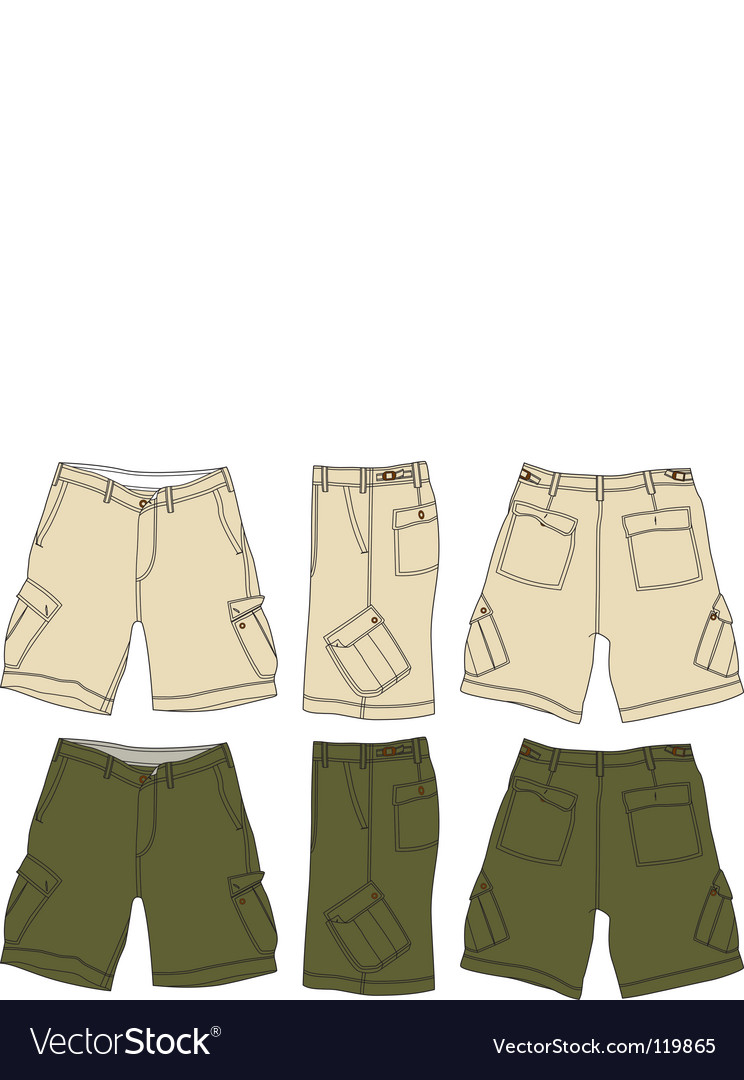 Detail Cargo Pants Template Nomer 53