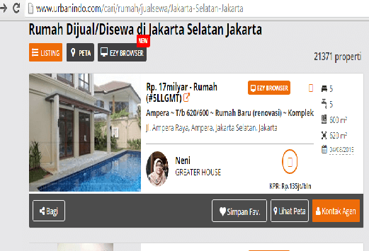 Detail Cari Rumah Di Jakarta Pusat Nomer 44