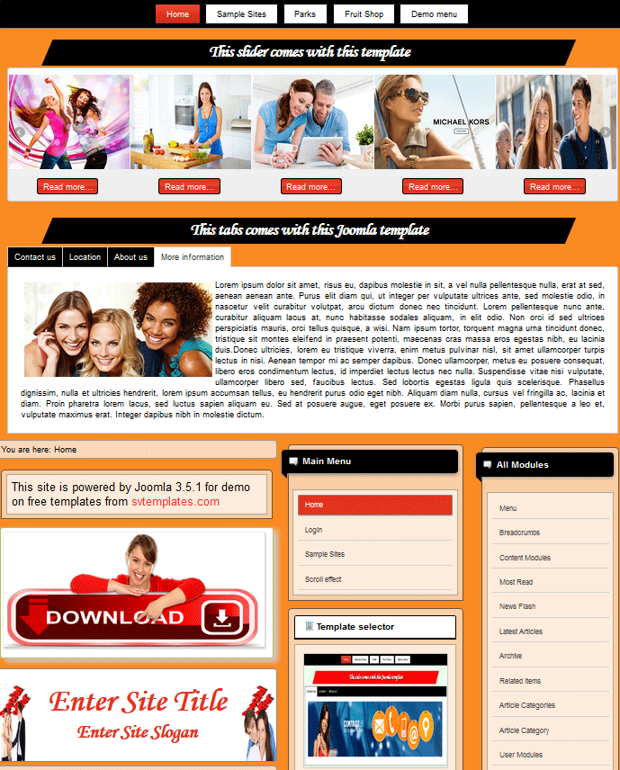 Detail Cari Template Joomla Nomer 22