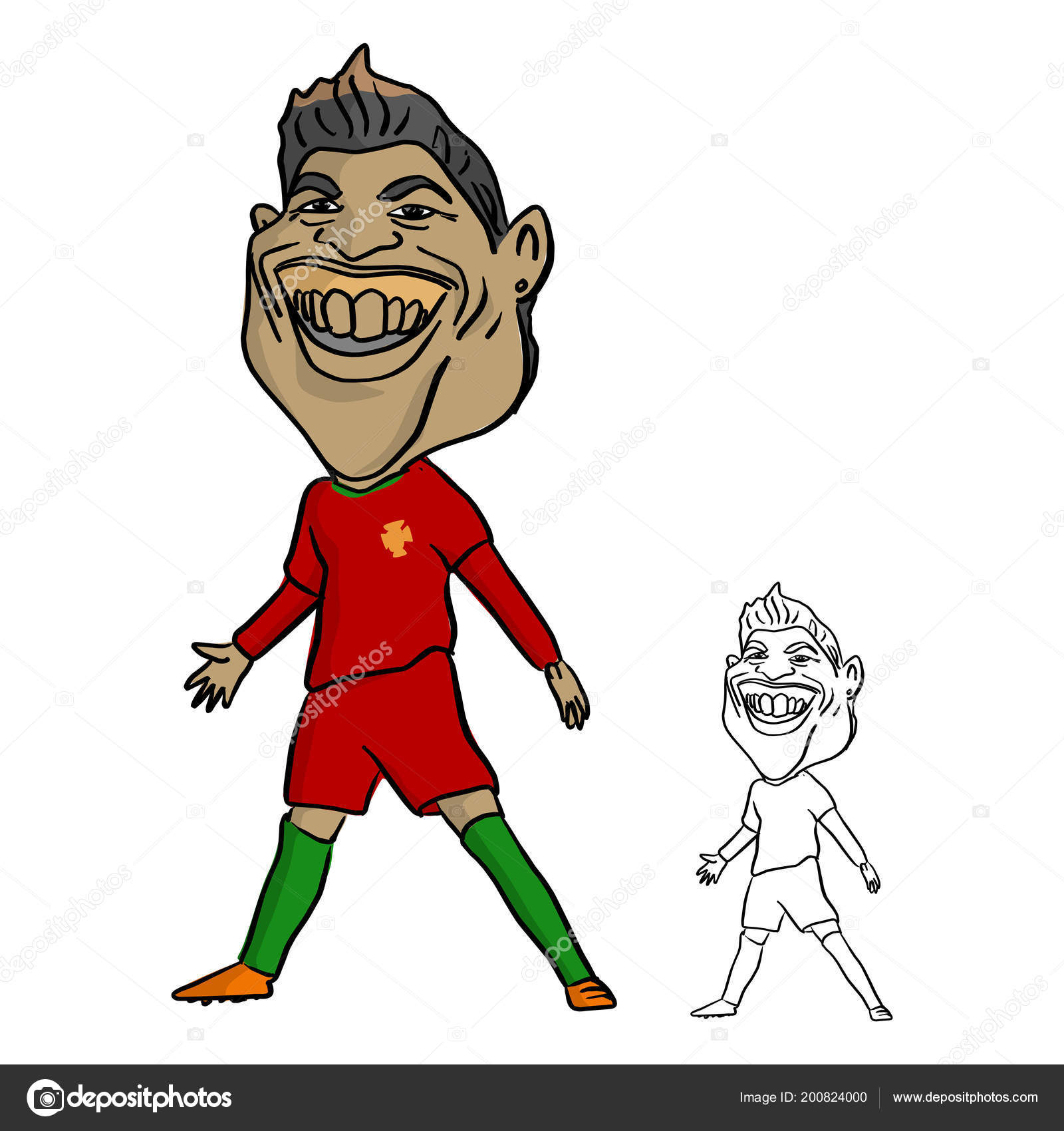 Detail Caricature Template Download Nomer 20