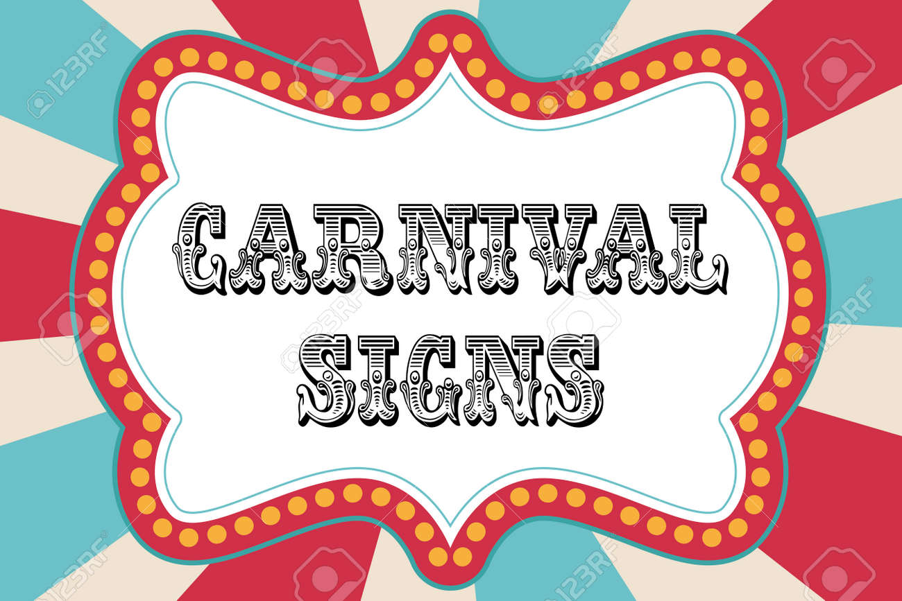 Carnival Sign Template - KibrisPDR