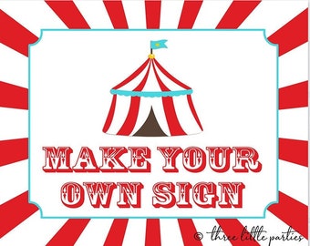 Detail Carnival Sign Template Nomer 19