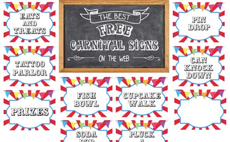 Detail Carnival Sign Template Nomer 25
