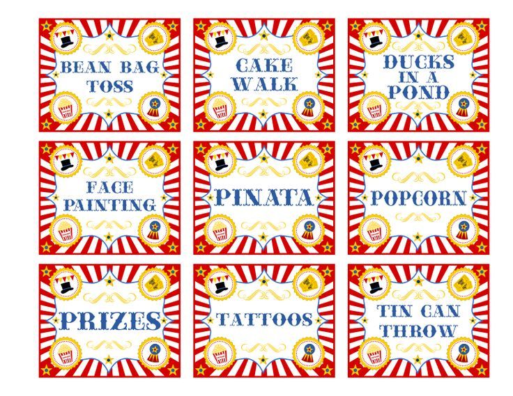 Detail Carnival Sign Template Nomer 4