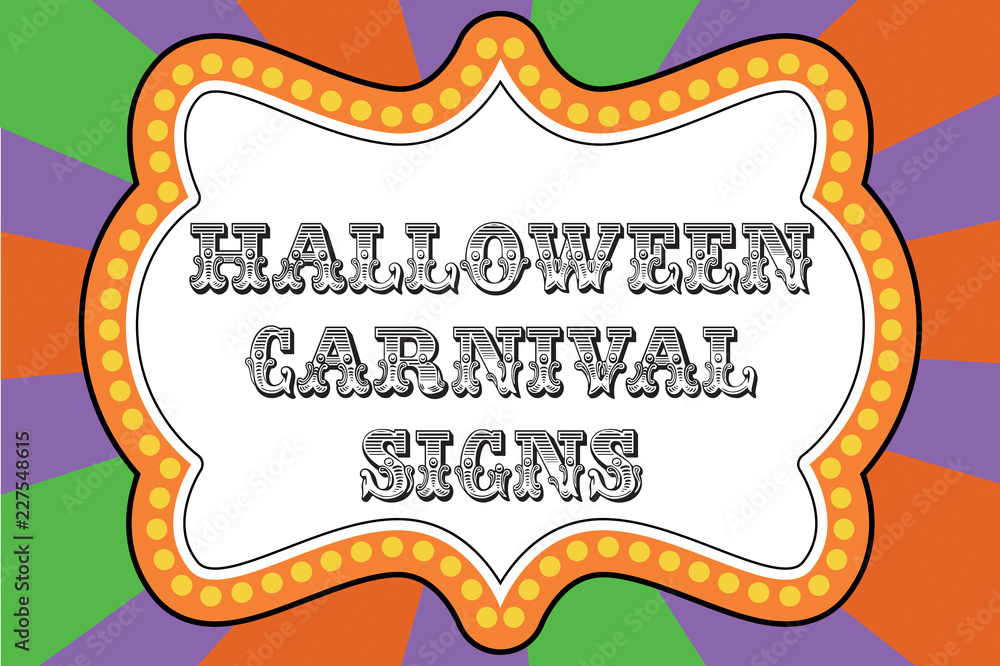 Detail Carnival Sign Template Nomer 27