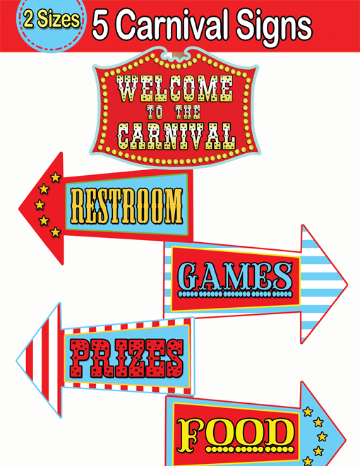 Detail Carnival Sign Template Nomer 5