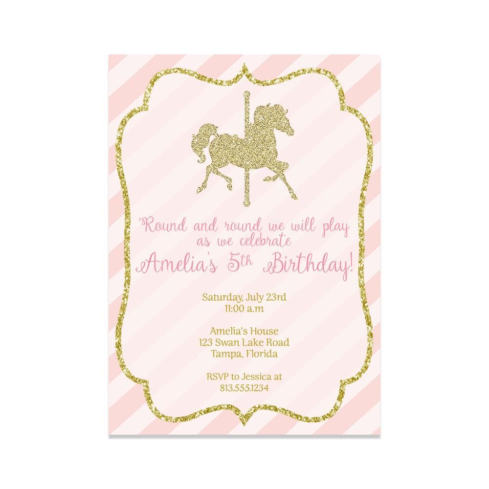 Detail Carousel Invitation Template Free Nomer 20