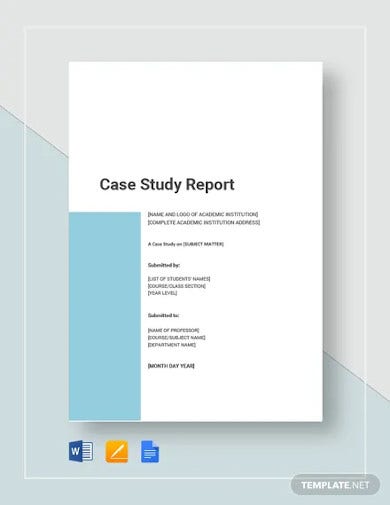 Detail Case Report Template Nomer 14