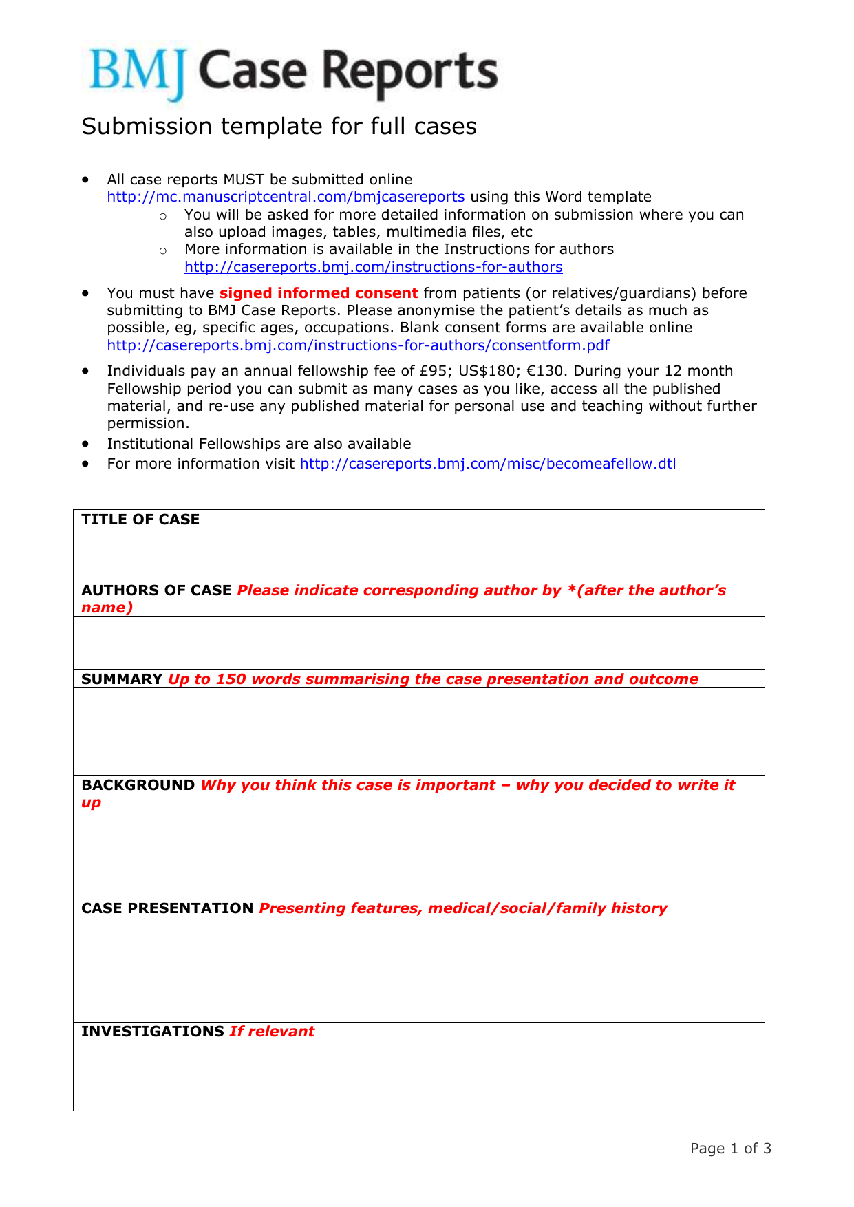 Detail Case Report Template Nomer 20