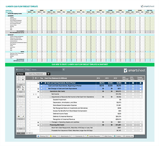 Detail Cash Flow Template Excel Free Download Nomer 52