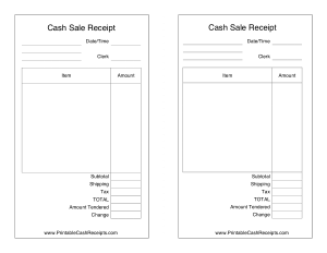 Detail Cash Invoice Template Nomer 37