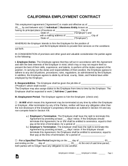 Detail Casual Employment Contract Template Nomer 48