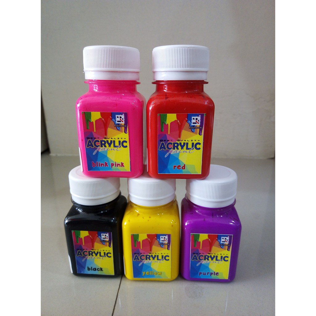 Detail Cat Acrylic Untuk Plastik Nomer 5