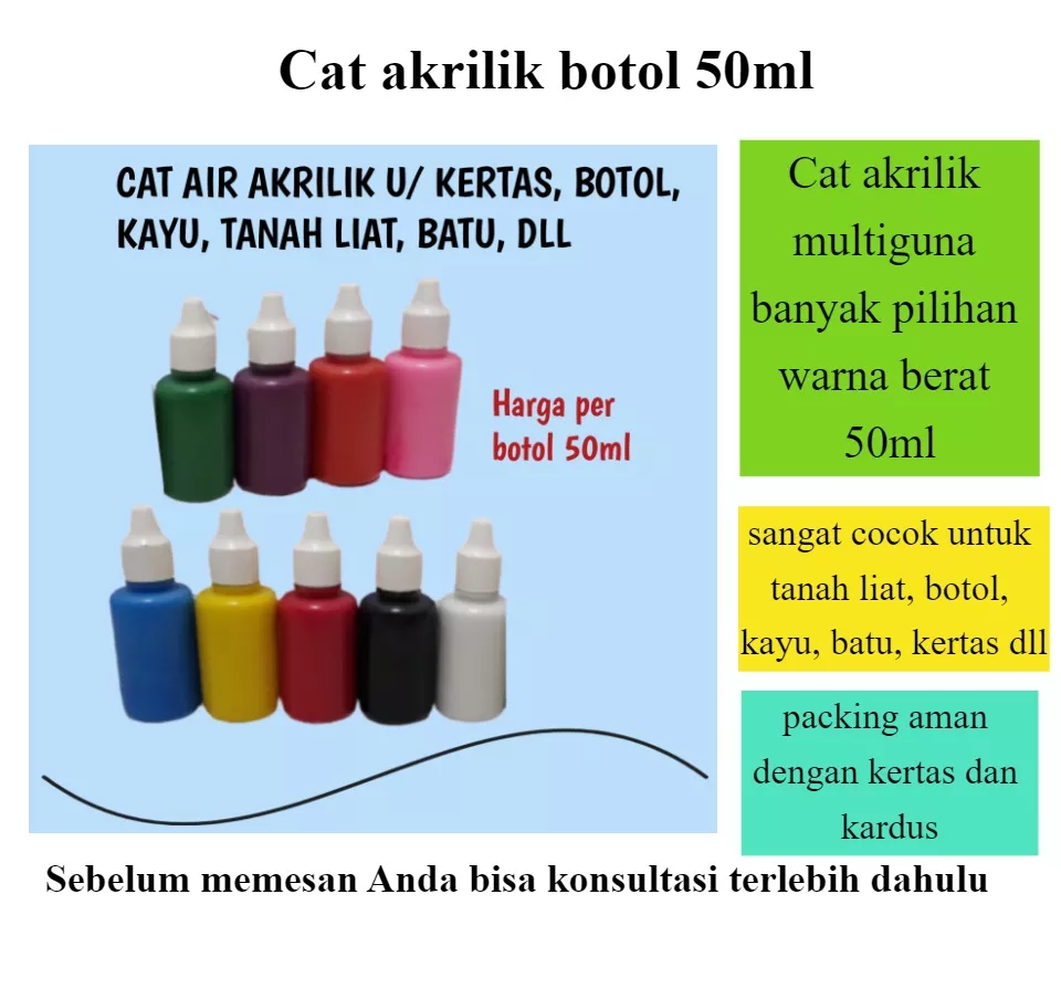 Detail Cat Akrilik Untuk Kardus Nomer 23