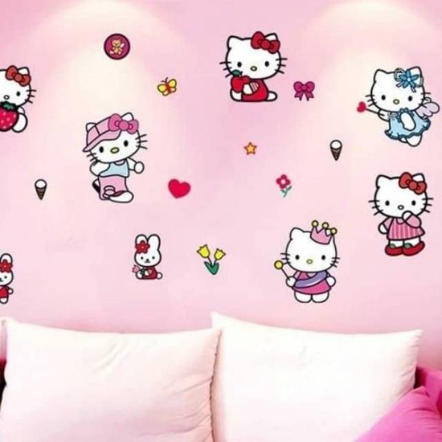 Detail Cat Kamar Hello Kitty Nomer 13