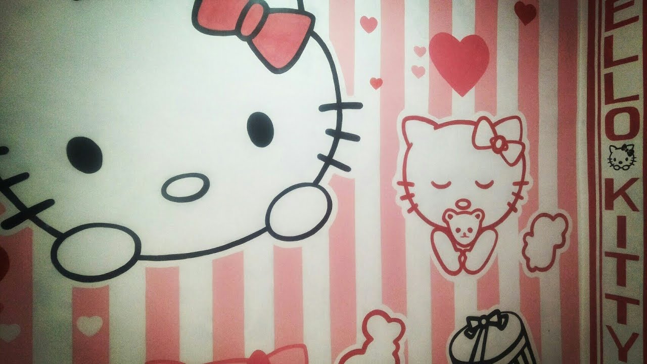 Detail Cat Kamar Hello Kitty Nomer 21