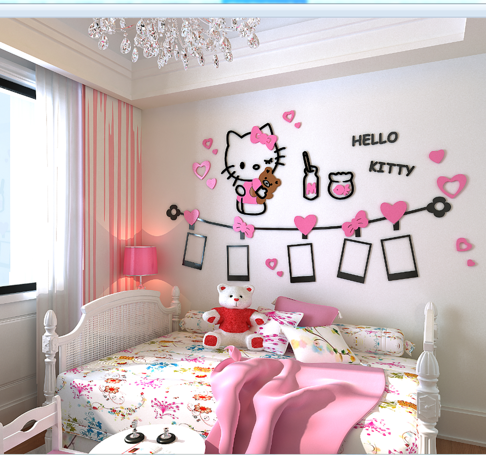 Detail Cat Kamar Hello Kitty Nomer 22