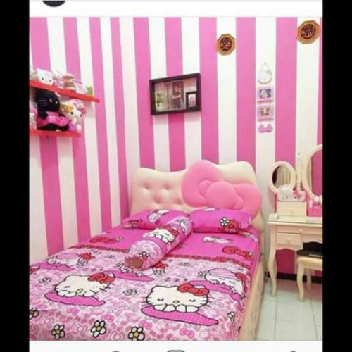 Detail Cat Kamar Hello Kitty Nomer 25