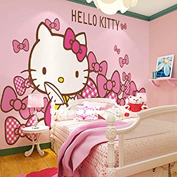 Detail Cat Kamar Hello Kitty Nomer 26