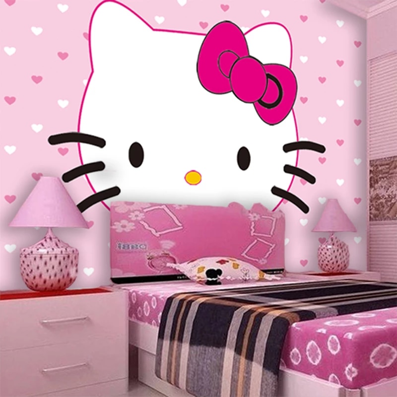 Detail Cat Kamar Hello Kitty Nomer 30