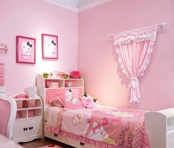 Detail Cat Kamar Hello Kitty Nomer 37