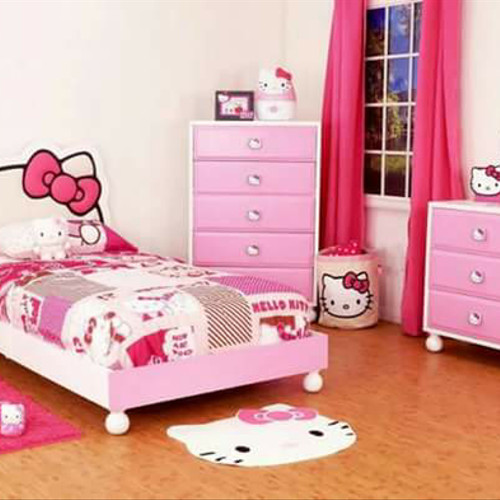 Detail Cat Kamar Hello Kitty Nomer 47