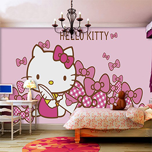 Detail Cat Kamar Hello Kitty Nomer 8