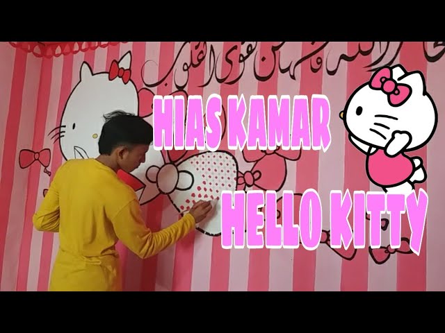 Detail Cat Kamar Hello Kitty Nomer 9