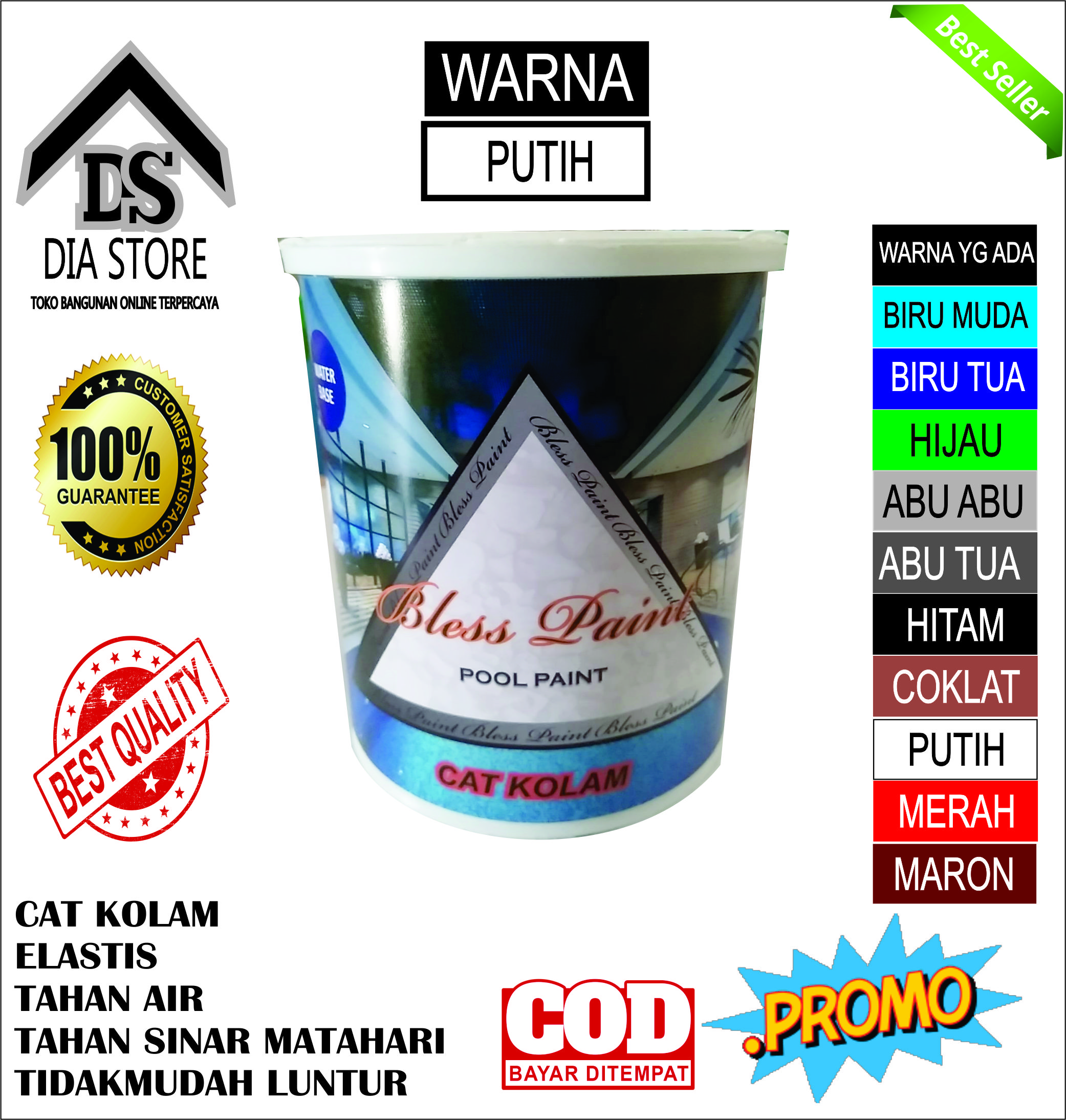 Detail Cat No Drop Untuk Kolam Nomer 43