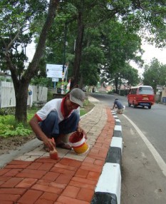 Detail Cat Untuk Trotoar Jalan Nomer 40