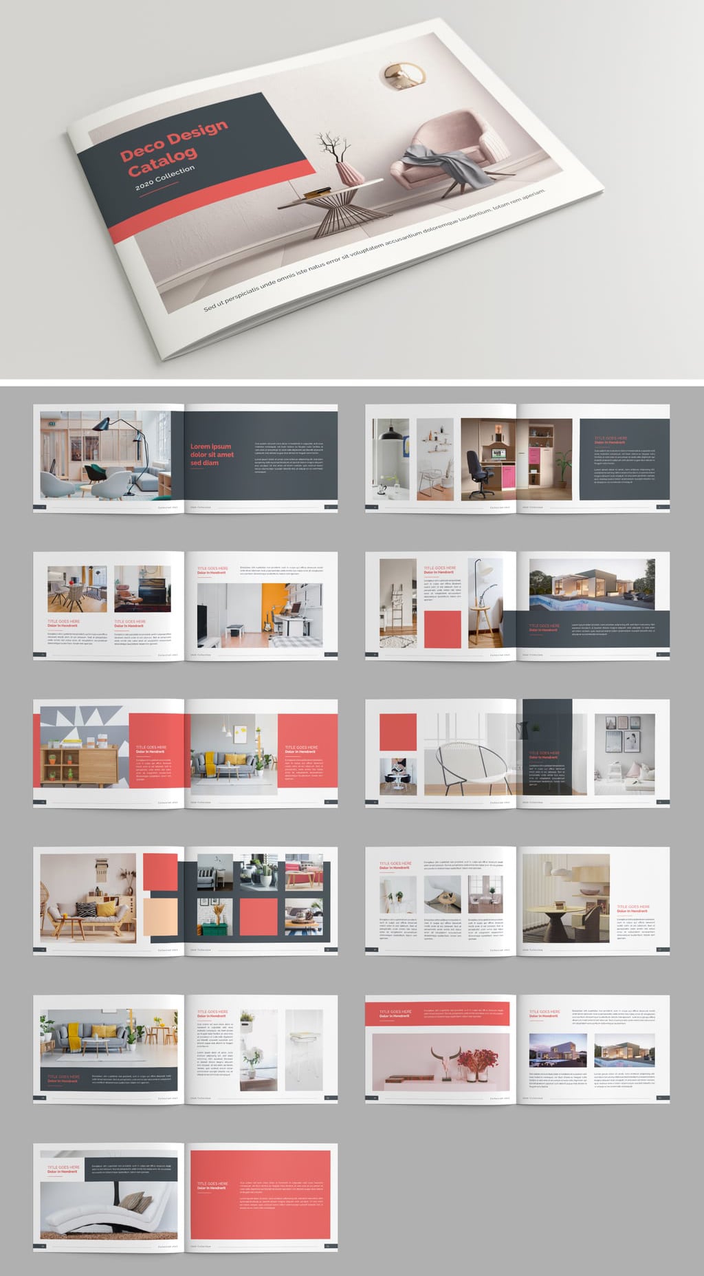 Detail Catalogue Design Template Nomer 13