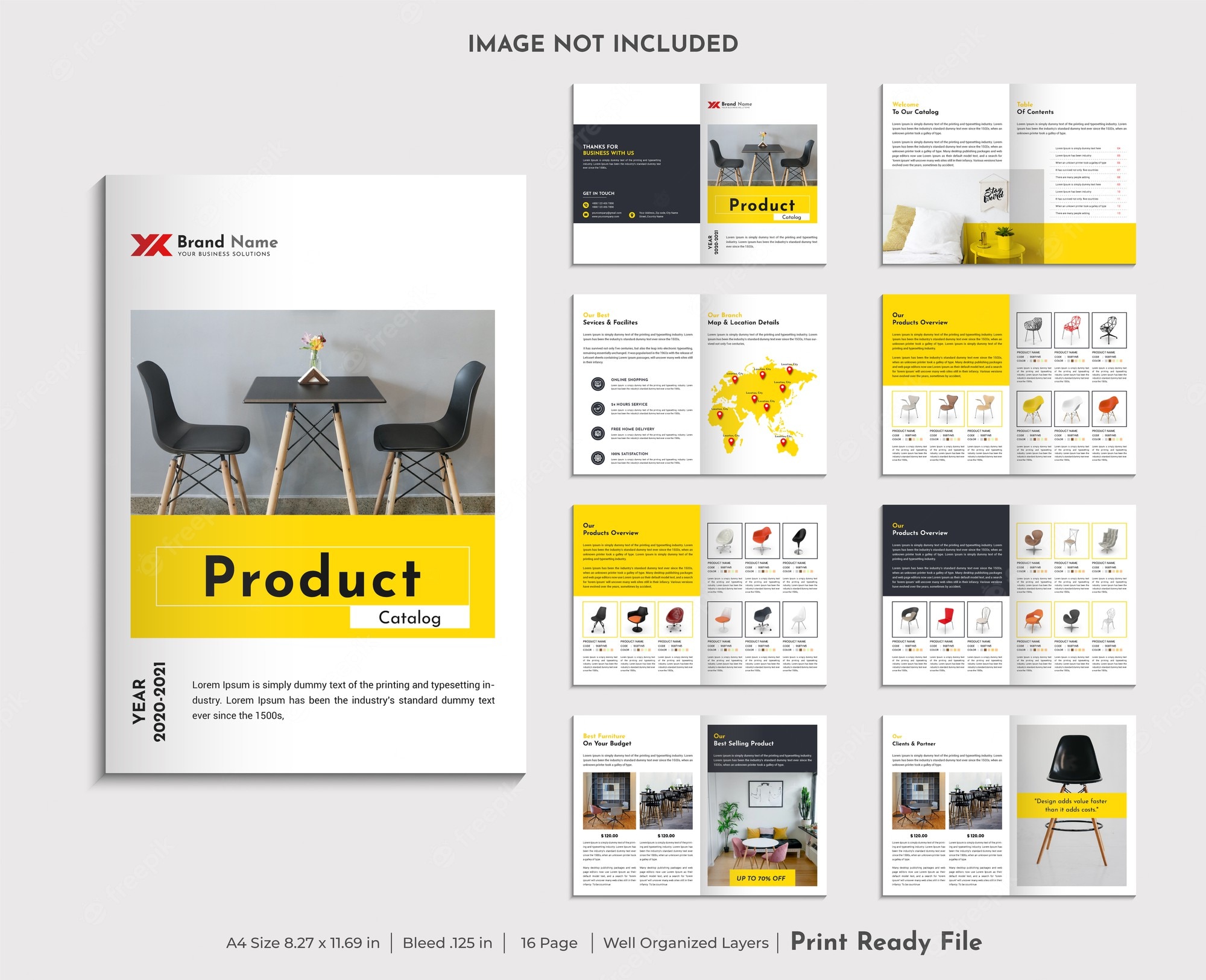 Detail Catalogue Design Template Nomer 30