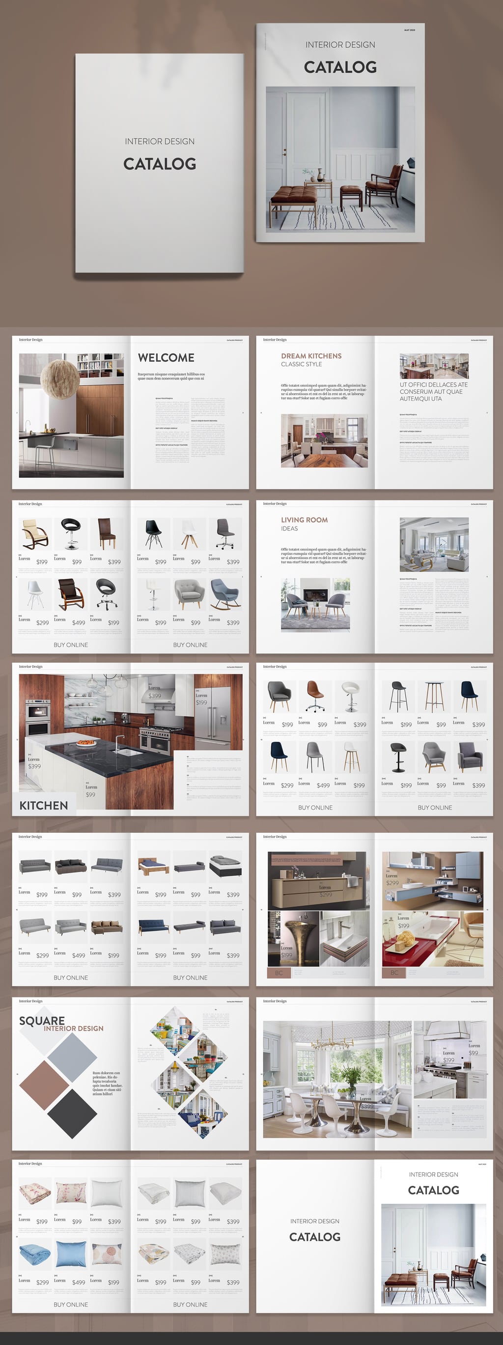 Detail Catalogue Design Template Nomer 41
