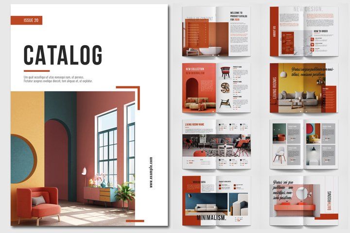 Detail Catalogue Design Template Nomer 7