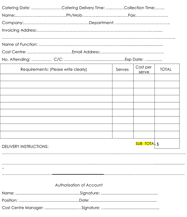 Detail Catering Template Excel Nomer 20