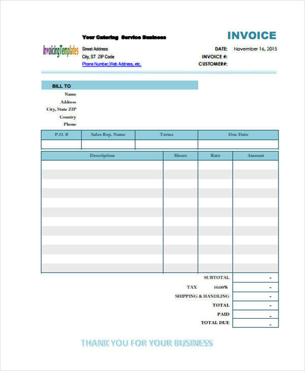 Detail Catering Template Excel Nomer 39