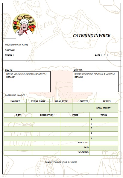 Detail Catering Template Excel Nomer 41