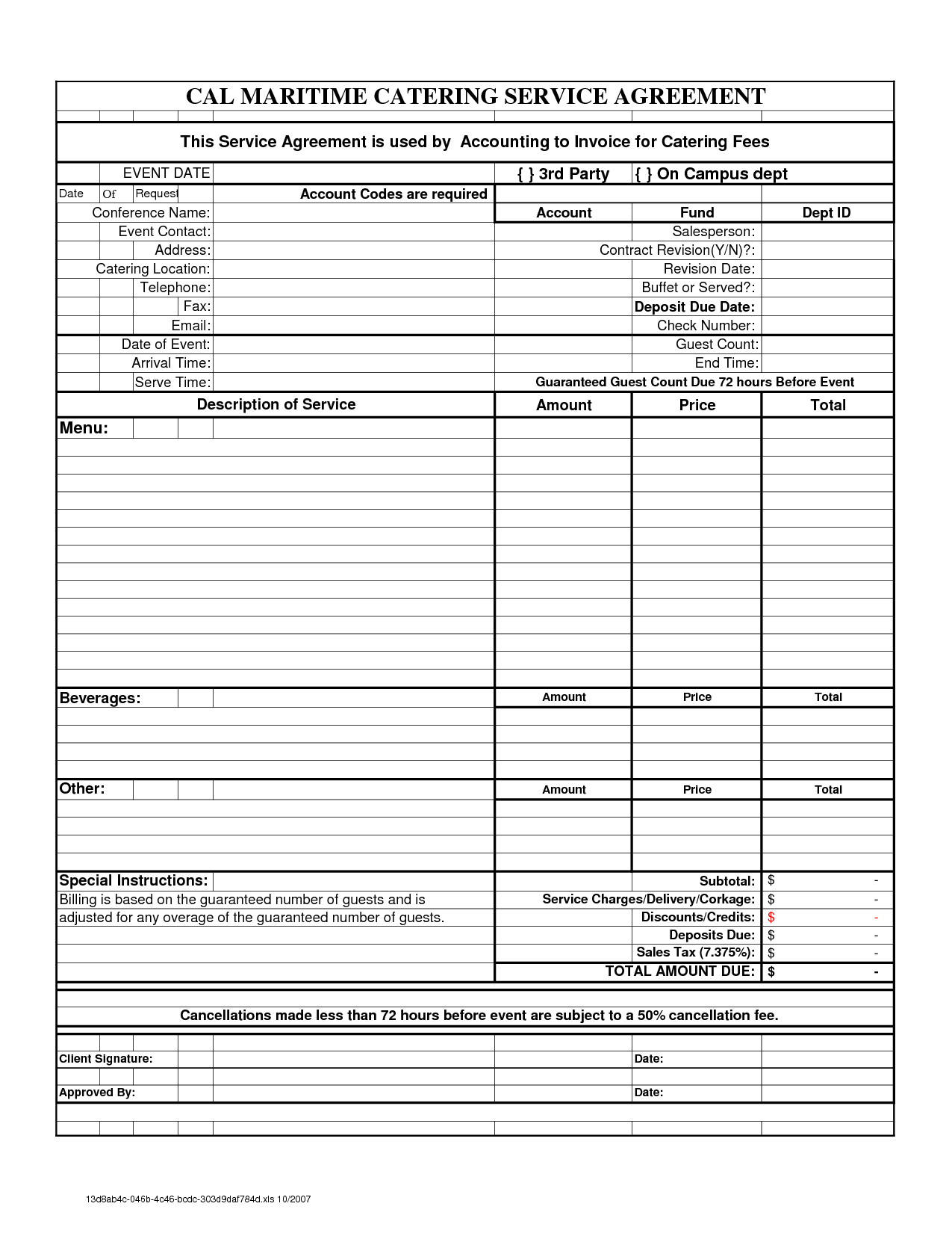 Detail Catering Template Excel Nomer 5